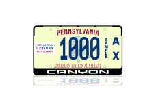 License Plate Frame for GMC Canyon III 2022+ (USA type)