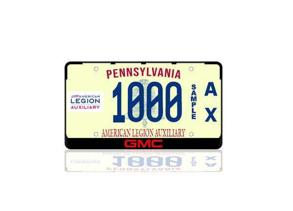 License Plate Frame for GMC (USA type)