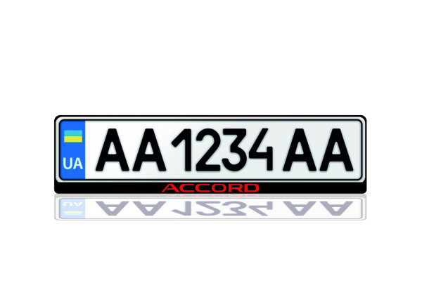 License Plate Frame for Honda Accord XI 2023+ (Europe type)