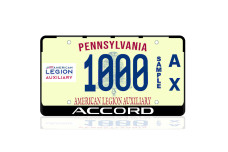 License Plate Frame for Honda Accord XI 2023+ (USA type)