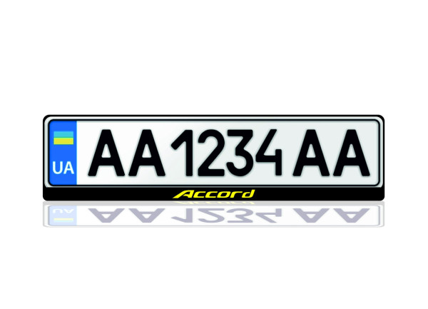 License Plate Frame for Honda Accord VIII 2008-2013 (Europe type)