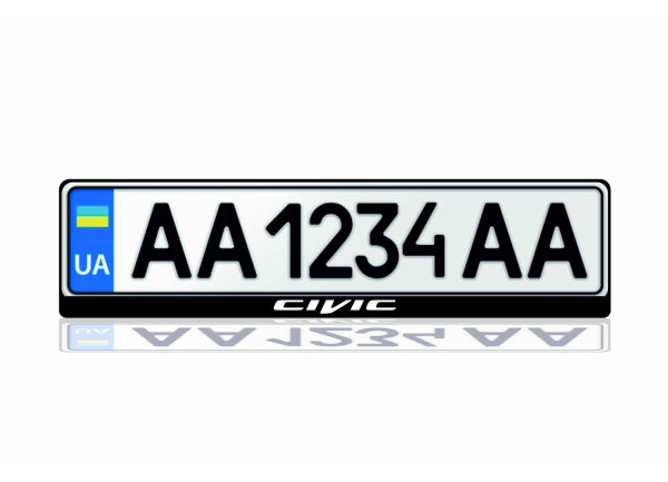 License Plate Frame for Honda Civic Var.1 (Europe type)