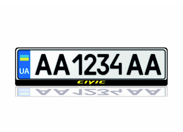 License Plate Frame for Honda Civic Var.2 (Europe type)