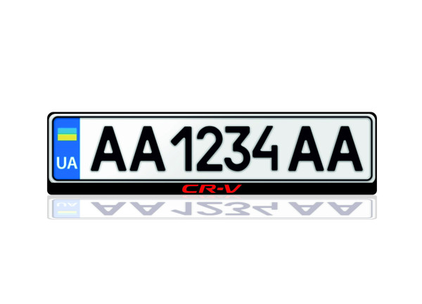 License Plate Frame for Honda CR-V V 2017-2023 (Europe type)