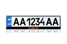 License Plate Frame for Honda CR-V IV 2012-2017 (Europe type)