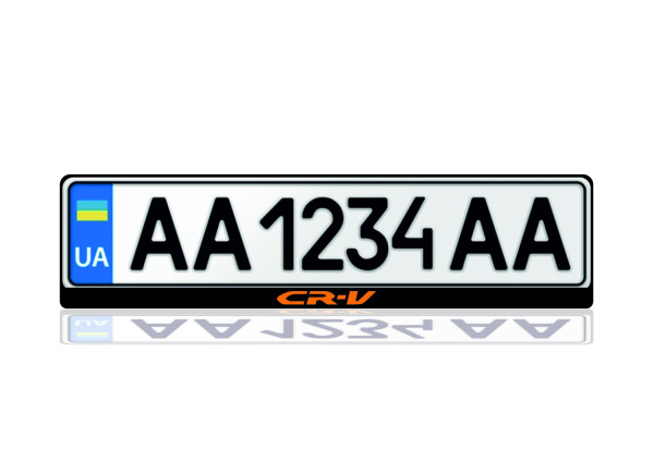 License Plate Frame for Honda CR-V IV 2012-2017 (Europe type)