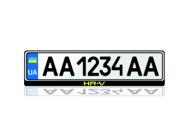License Plate Frame for Honda HR-V III 2021+ (Europe type)