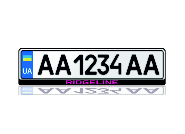License Plate Frame for Honda Ridgeline II 2017+ (Europe type)