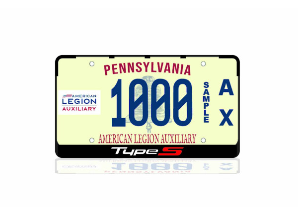 License Plate Frame for Type S Var.1 (USA type) License Plate Frame for Type S Var.1 (USA type)