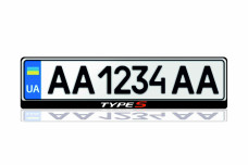License Plate Frame for Type S Var.2 (Europe type)
