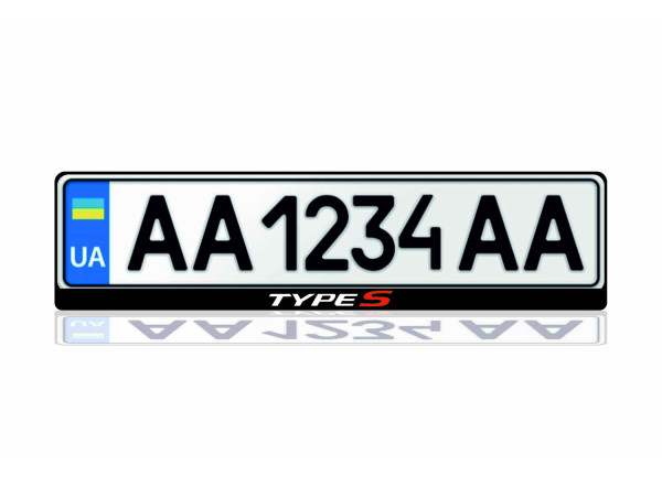 License Plate Frame for Type S Var.2 (Europe type) License Plate Frame for Type S Var.2 (Europe type)