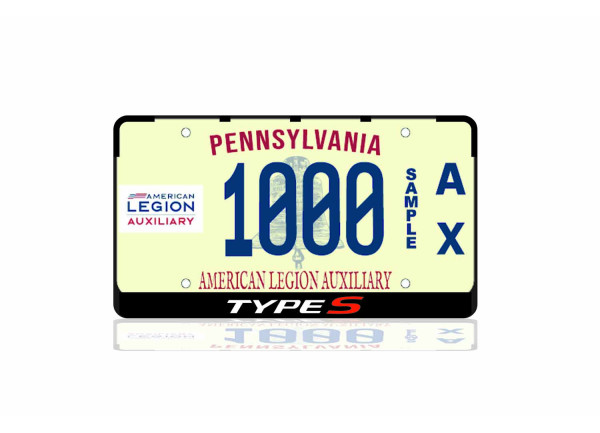 License Plate Frame for Type S Var.2 (USA type)