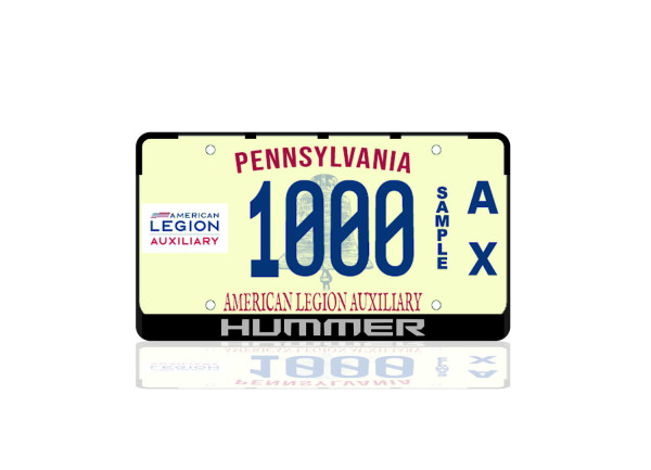 License Plate Frame for Hummer EV Var.1 (USA type)