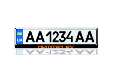 License Plate Frame for Hummer EV Var.2 (Europe type)
