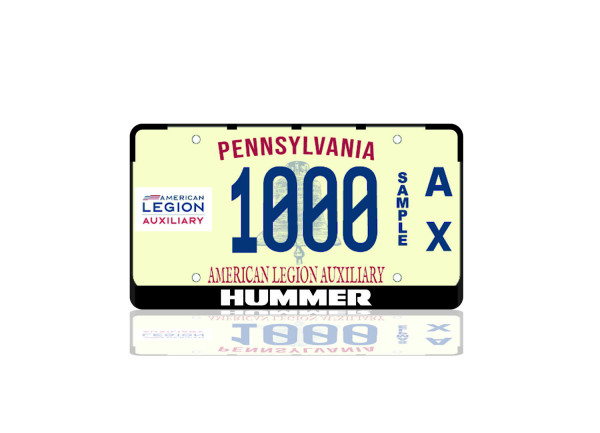 License Plate Frame for Hummer (USA type)