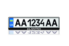 License Plate Frame for Hyundai Elantra V MD 2011-2016 (Europe type)