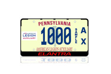 License Plate Frame for Hyundai Elantra V MD 2011-2016 (USA type)