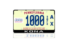 License Plate Frame for Hyundai Kona II 2022+ (USA type)