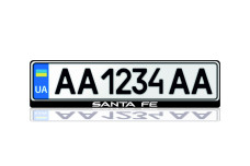 License Plate Frame for Hyundai SantaFe V 2024+ (Europe type)
