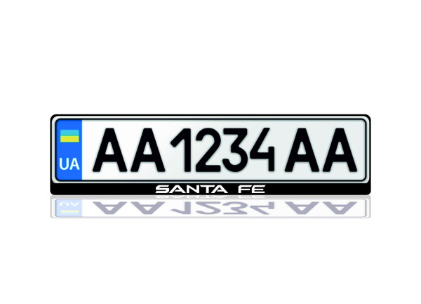License Plate Frame for Hyundai SantaFe V 2024+ (Europe type)