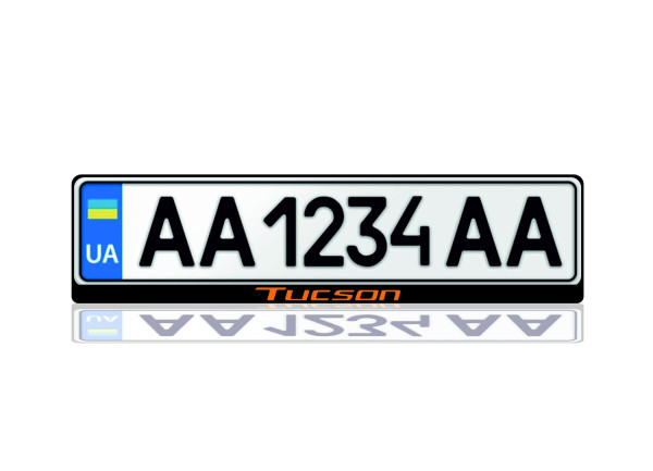 License Plate Frame for Hyundai Tucson IV 2020+ (Europe type)