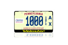 License Plate Frame for Hyundai Veloster (USA type)