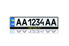 License Plate Frame for Infiniti (Europe type)