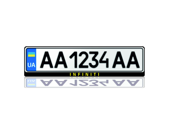 License Plate Frame for Infiniti (Europe type) License Plate Frame for Infiniti (Europe type)