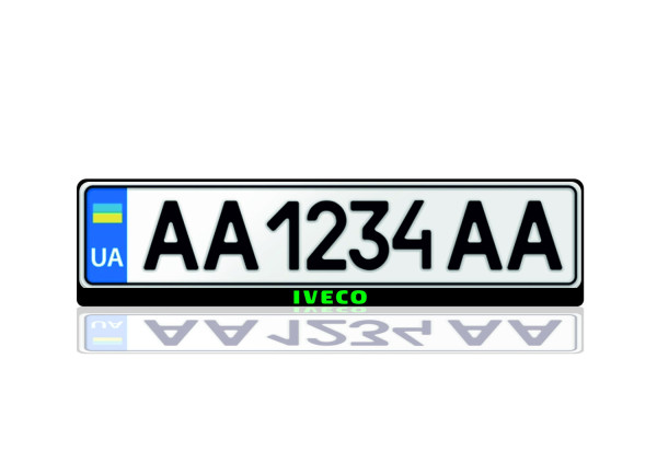 License Plate Frame for Iveco Var.1 (Europe type)