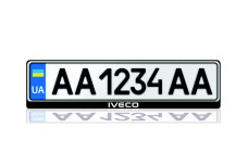 License Plate Frame for Iveco Var.2 (Europe type)