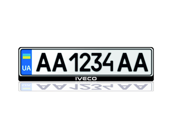License Plate Frame for Iveco Var.2 (Europe type)