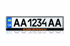 License Plate Frame for Jeep Compass II 2016-2025 (Europe type)