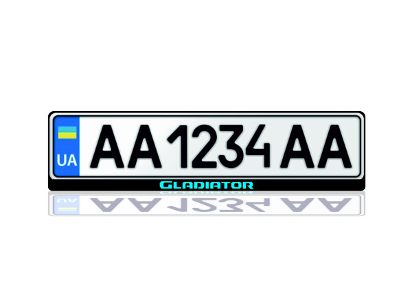 License Plate Frame for Jeep Gladiator (Europe type)