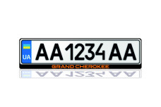 License Plate Frame for Grand Cherokee (Europe type)