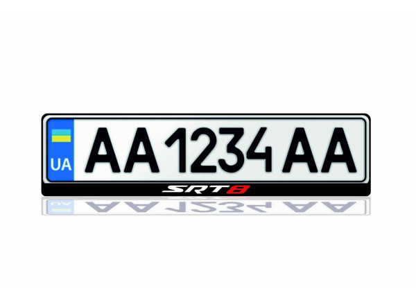 License Plate Frame for SRT8 (Europe type)