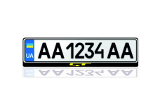 License Plate Frame for KIA GT (Europe type)