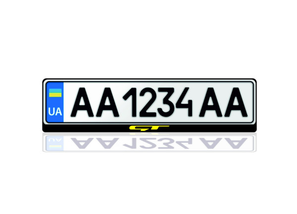 License Plate Frame for KIA GT (Europe type)