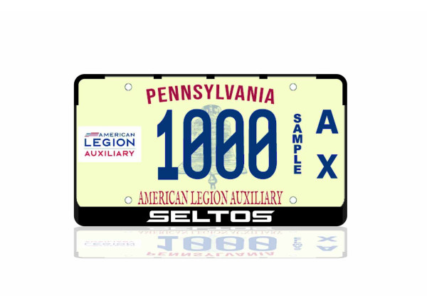 License Plate Frame for Kia Seltos 2019+ (USA type)
