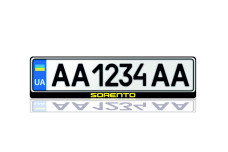 License Plate Frame for KIA Sorento III 2015-2020 (Europe type)