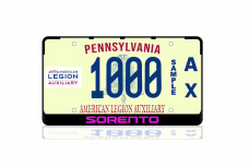License Plate Frame for KIA Sorento III 2015-2020 (USA type)