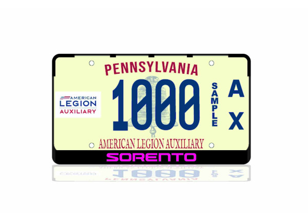License Plate Frame for KIA Sorento III 2015-2020 (USA type)