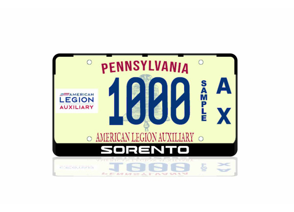 License Plate Frame for KIA Sorento IV 2020+ (USA type)