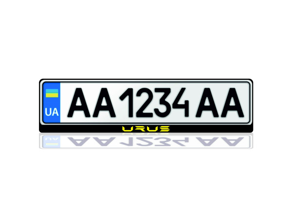 License Plate Frame for Lamborghini Urus (Europe type)