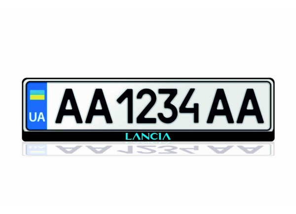 License Plate Frame Lancia Var.2 (Europe type)