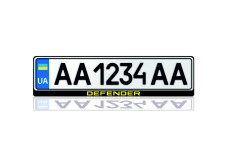 License Plate Frame for Land Rover Defender II 2019+ (Europe type)