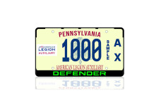 License Plate Frame for Land Rover Defender II 2019+ (USA type)