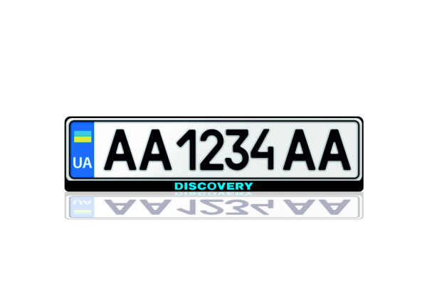 License Plate Frame for Land Rover Discovery III 2004-2009 (Europe type)