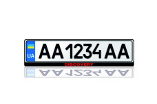 License Plate Frame for Land Rover Discovery IV 2009-2016 (Europe type)