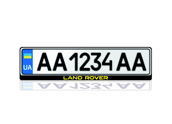 License Plate Frame for Land Rover (Europe type)