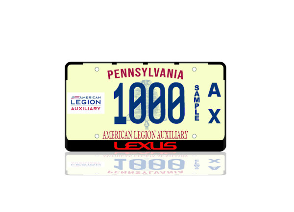 License Plate Frame for Lexus Var.1 (USA type)